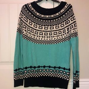 Oversized patterned sweater. Size small.